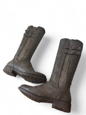 Patrizia Brown Tall Riding Boots – Double Buckle Y2K Size 7